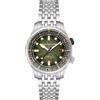 Spinnaker Bradner SP-5062 - Orologio automatico da uomo con cinturino in acciaio inox massiccio, 42 mm, Trifoglio Onda
