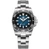 ADDIESDIVE 41MM Orologio al quarzo da uomo con cinturino in acciaio inossidabile, 2537-blu, Sportivo