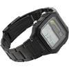 lvifloae Digital Sports Watch Outdoor in acciaio inossidabile cinghia LED Display digitale orologio elettronico orologio sportivo per esterni per donne cinghia d'acciaio nero (Schwarzer Stahlgurt)