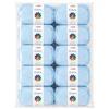 Stafil Colors Set da 10 Gomitoli Colore azzurro - 10 Gomitoli da 50 g (500 g Totali) - Lana Acrilica per Uncinetto, Maglia, Amigurumi, Crochet e Lavori Creativi