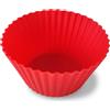 Guardini, Set di 4 pirottini Ø 7 cm, Ideali per friggitrice ad aria, Silicone alimentare, Rosso, Made in Italy, Linea Air Fryer