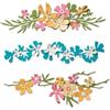 Sizzix Set di stampi Thinlits Woodland Borders, confezione da 7 pezzi, di Olivia Rose