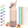 JAPORIA Bottiglia Inox 1000ml, Borraccia Termica Antigoccia con Doppia Parete, Bottiglia Portatile per Caffè Tè Acqua Sport e Lavoro