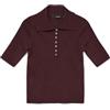 VERO MODA Maglione Donna Vmmarina 2/4 Poloneck Noos, Winetasting, S