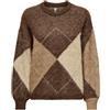 Only Onlnoeme Life LS Jq O-Neck Nca Knt Onlnoeme Life LS Jq O-Neck Nca Knt Donna (Pacco da 1)