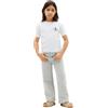 Calvin Klein T-Shirt da Donna SS Classic Script Bicolore TEELV047G804G SS Classic Script Two Tone Tee, Sequoia invecchiata, XS