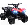 Quad Elettrico per Bambini ATV 6V Ricaricabile con Fari e Musica Rosso