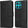 YUXING Cover per Motorola Moto G57/G57 Power/G67 Power 5G, Custodia a Libro | Pelle, Portafoglio, Blocco RFID, Porta Carte e Tasca Contanti, Chiusura Magnetica, Supporto, Antiurto-Nero