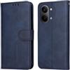 YUXING Cover per Xiaomi Poco X8 Pro Max 5G, Custodia a Libro in Pelle | Portafoglio, Blocco RFID, Porta Carte e Tasca Contanti, Chiusura Magnetica, Supporto, Antiurto-Blu