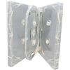 Scanavo 5 x custodia trasparente per 7 dischi CD, DVD, Blu-ray, 27 mm, confezione da 5, soluzione sottile per 7 dischi, design trasparente per una facile identificazione