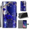 TOMYOU Cover per Samsung Galaxy A6 2018, rosa blu | Antiurto Protettiva Portafoglio, Slot per Schede, Magnetica, Custodia in Pelle PU, Libro Flip,Funzione Stand