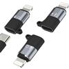 HOYULLI Adattatore audio OTG da USB C femmina a Lightning maschio, per iPhone 14, 13 Pro Max, per Apple Stick per iPad, cavo (3 pezzi) a presa jack per cellulare, tastiera, dati, microfono