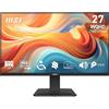 MSI PRO MP273Q E14 Monitor 27 WQHD 2560×1440, Pannello IPS, 144 Hz, 1 ms, Adaptive-Sync, Tecnologia Eye Care, Altoparlanti Integrati, HDMI 2.0b, DisplayPort 1.2a, Design Senza Cornice, Montaggio Vesa
