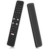 Hydream Custodia in Silicone Compatibile con TCL RCA RC802N ARC802N YUI2 YUI1 YLI2 Nuovo Telecomando Sostitutivo Guscio per TCL Thomson 4K UHD smart TV Telecomando Protettiva Cover Cassa Copertura (Nero)