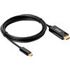 CLUB 3D CAC-1334 ADAPTADOR DE CABLE DE VÍDEO 1,8 M HDMI TIPO A (ESTÁNDAR) USB TIPO C