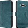 Lihondar Cover per Samsung Galaxy J7 2016/J710, Custodia Samsung J7 2016/J710 Portafoglio, Flip Libro Wallet Case Custodia in Pelle PU Premiumcon Magnetica a Scatto per Samsung J7 2016/J710 (Verde)