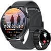 zhizhi Smartwatch Uomo Donna Orologio Fitness: Effettua o Risposta Chiamate 1.43 Orologio Smartwatch Contapassi Cardiofrequenzimetro Sonno 120+ Modalità Sportivo Fitness Tracker IP68 Smart Watch Android iOS