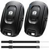 Vomtaric 2 telecomandi Bluetooth per selfie iOS e Android, confezione con cinturino, scatto remoto per foto e video, compatibile con smartphone, selfie, tempo lapse e registrazioni creative