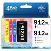 INK4U Cartucce multipack 912XL (con chip) compatibili con HP 912XL 912 XL