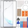 swark Set di riparazione per display in vetro frontale compatibile con Samsung Galaxy Note 10+ 5G SM-N976 con set di attrezzi