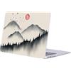 FFBOFFC Cover per MacBook Neo 13 Pollici A3404 (A18 Pro, 2026), Inchiostro montagna
