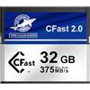 THREE COLOUR DOGFISH Dogfish Scheda di Memoria CFast 2.0 da 32GB, Velocità di lettura fino a 375 MB/s
