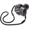 LENS-AID Tracolla corda 150 cm per occhielli piccoli fotocamera - Nera | nylon 100%, corda 10 mm, cinturino sottile senza anello, clip incluse, per reflex, mirrorless, retro e analogiche