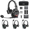 SYNCO XTALK X4 Cuffie Intercom Full Duplex per Comunicazione Team (4 PCS)