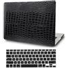 FFBOFFC Custodia rigida compatibile con MacBook Pro 15 2015 2014 2013 2012 Release modello A1398 con display Retina, in pelle stampa coccodrillo, custodia per computer portatile e cover per tastiera,