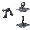 Generic Staffa Adattatore di Montaggio per DJI Avata 2, Supporto Superiore di Espansione della Fotocamera Estensore Fissatorer per DJI ACTION per Pocket 2/1 per Insta360