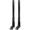 Futheda 2 Pezzi Antenna 4G LTE SMA Maschio 5dBi Omnidirezionale per Tim Vodafone Iliad WindTre ZTE LTE 4G LTE Router Modem Gateway Cellulare Telecamera Telefono di Casa