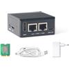 youyeetoo NanoPi R76S RK3576 Octa-Core 2.5G Router, 3/4GB LPDDR4X 0/64GB eMMC, 6TOPS NPU, Dual 2.5GbE, M.2 SDIO, USB 3.2, 4K HDMI, Mini IoT Gateway (4GB RAM - 64GB eMMC, con modulo Wi-Fi e alimentatore)