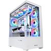 AGM store Pc Gaming Serie ARES White RYZEN 7 9800X3D - Scheda video RTX 5070 TI 16GB - RAM 32GB DDR5 6000mhz - Nvme 2TB SSD GEN4 - Dissipatore a Liquido 360mm - Wifi e Bluetooth - W11