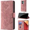 CaseGla Cover per Xiaomi Redmi Note 13 Pro 4G / Poco M6 Pro 4G, Rosa | Blocco RFID, Portafoglio Pelle PU, Flip Libro, Porta Carte, Magnetica Libretto, Antiurto Protezione Completa