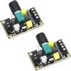 GERUI Confezione doppia PAM8406 - Scheda amplificatore digitale, 5 W + 5 W, mini amplificatore audio stereo, modulo a basso consumo energetico, fai da te per progetti elettronici