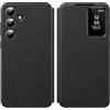 Nshkeji Cover per Samsung Galaxy S26 Intelligente in Pelle [Smart View] Custodia Galaxy S26 5G Clear View Flip Pelle in Libro Portafoglio Flip, Carta Fessura, Wallet Custodie S View，Nero：Samsung S26
