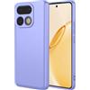Dedux Custodia Silicone Liquido per Realme 16 Pro Plus 5G. Viola | Cover Ultra Sottile Morbido TPU Silicone Antiurto, Anti Graffio