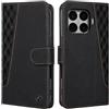 CASAFUNY Cover per Xiaomi 17T Pro Custodia,Nero | Custodia in Pelle Portafoglio,a Libro Custodia, RFID Magnetica Protettiva Flip Case per Xiaomi 17T Pro