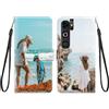 KARTXITAI Personalizzata Cover Compatibile con nubia Neo 5 GT,con la Tua Foto,Immagine,Testo Flip Caso PU Pelle TPU Silicone Portafoglio Magnetica in Libro Slot Schede Custodia