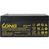 Kung Long Batteria Batterie Piombo Kung Long WP3.3 - 12 12 V 3,3 AH AGM piombo Accu non necessita di manutenzione