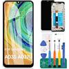 SRJTEK per Samsung Galaxy A03s Sostituzione dello Schermo per Galaxy A03s Display LCD per A03s Touch Screen A037U Originale Digitizer Assembly con Telaio Nero (Non Adatto per A037A A037W A037G A037F A037M)