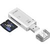 Aradoea Lettore di schede di memoria XD USB 2.0 da 128 GB Lettore di schede Compact Flash portatile Plug & Play Lettura rapida di schede per fotocamere Fuji e Olympus (supporta Windows + Mac) con desi