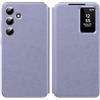 Nshkeji Cover per Samsung Galaxy S26 Plus Intelligente in Pelle [Smart View] Custodia Galaxy S26 Plus 5G Clear View Flip Pelle in Libro Portafoglio Flip, Carta Fessura, Wallet Custodie S View，Violet