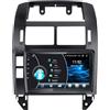 HURUMA Android 15 9 Pollici Touchscreen Stereo Auto Bluetooth Auto Radio Stereo Per Volkswagen Polo MK4 6Q 9N 9N3 2004-2009 Con FM Radio Comando Del Volante WiFi AHD Retrocamera(Y300 6+128G)