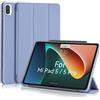 MuyDouxTech MuyDoux Custodia per Xiaomi Mi Pad 5/5 Pro 11 pollici 2021, Copertina Anteriore Liscia e Retro Morbido, Auto Sonno/Veglia, Sottile e Leggera, Cover Xiaomi Mi Pad 5 / Mi Pad 5 Pro 5G, Blu-Grigi