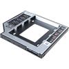 LLHCF HDDs Caddys 12.7mm Alluminio Secondo Hard Disk Drive Caddys Case Adapter Per Laptop CDDVD-ROM Optical Bay