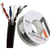 Kenable External CAT6 Outdoor use Copper Ethernet bobina cavo di rete UTP 100 m