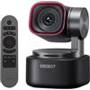 OBSBOT Tiny 3 con Telecomando, 4K PTZ Webcam con Audio Spaziale, Tri-Mic | Sensore da 1/1,28, HDR DGG a 120 FPS, Videocamera per PC con Tracciamento AI, Ideale per Riunioni o Streaming, Ecc