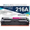 LCL W2413A Magenta Cartucce di Toner Compatibile per HP 216A W2413A | Compatible per HP Color LaserJet Pro M155 M155a M155nw MFP M182 M182n M182nw M183 M183fw (1-Pack)