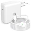 YKEJCLD Caricatore per Mac Book da 67 W con USB-C su cavo di ricarica | con MacBook Air 13/15 (M2-M4, 2022-2026), MacBook Pro 14 (M1-M4 Pro/Max, 2021-2026), alimentatore rapido con cavo a forma di